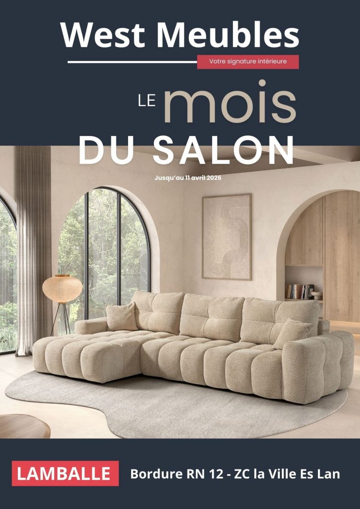 Page 1 Le mois du Salon West Meubles