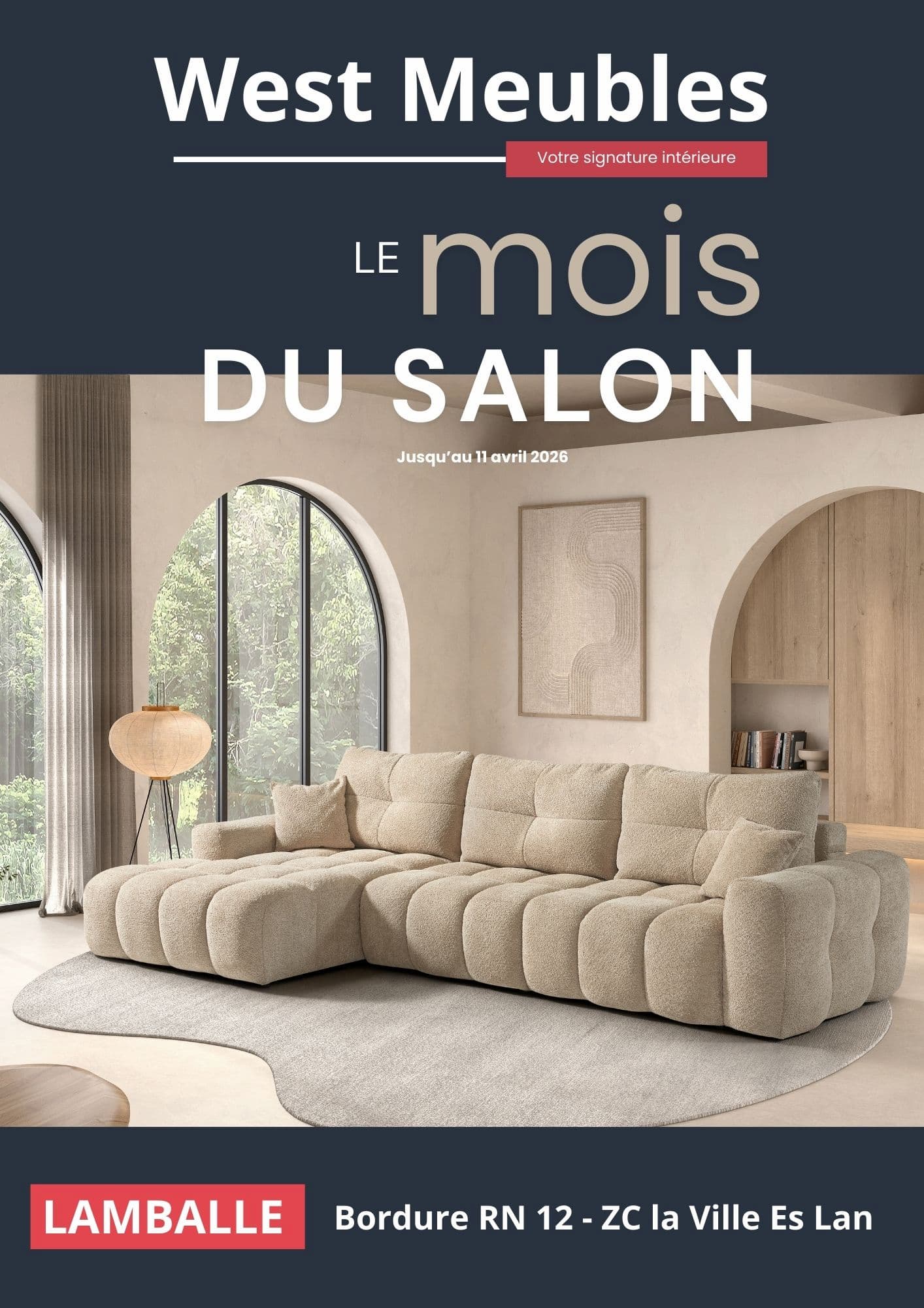 Page 1 Le mois du Salon West Meubles