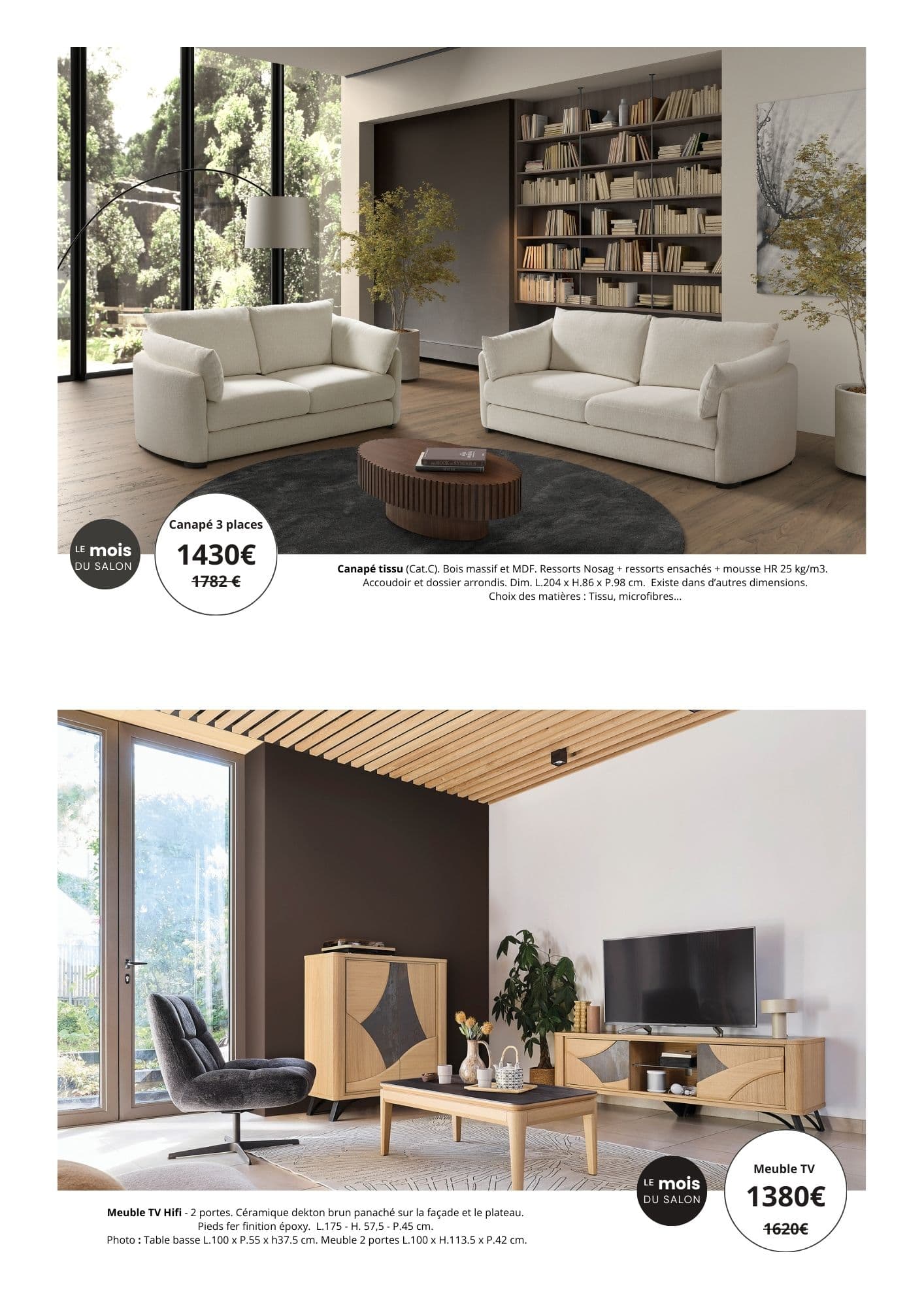 Page 2 Le mois du Salon West Meubles